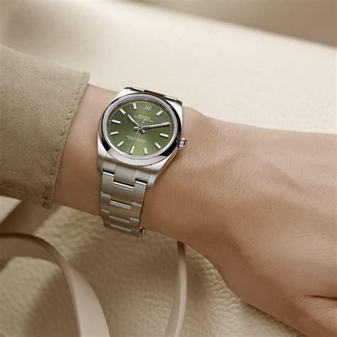 rolex oyster perpetual 34mm verde nuovo|rolex oyster perpetual 34 price.